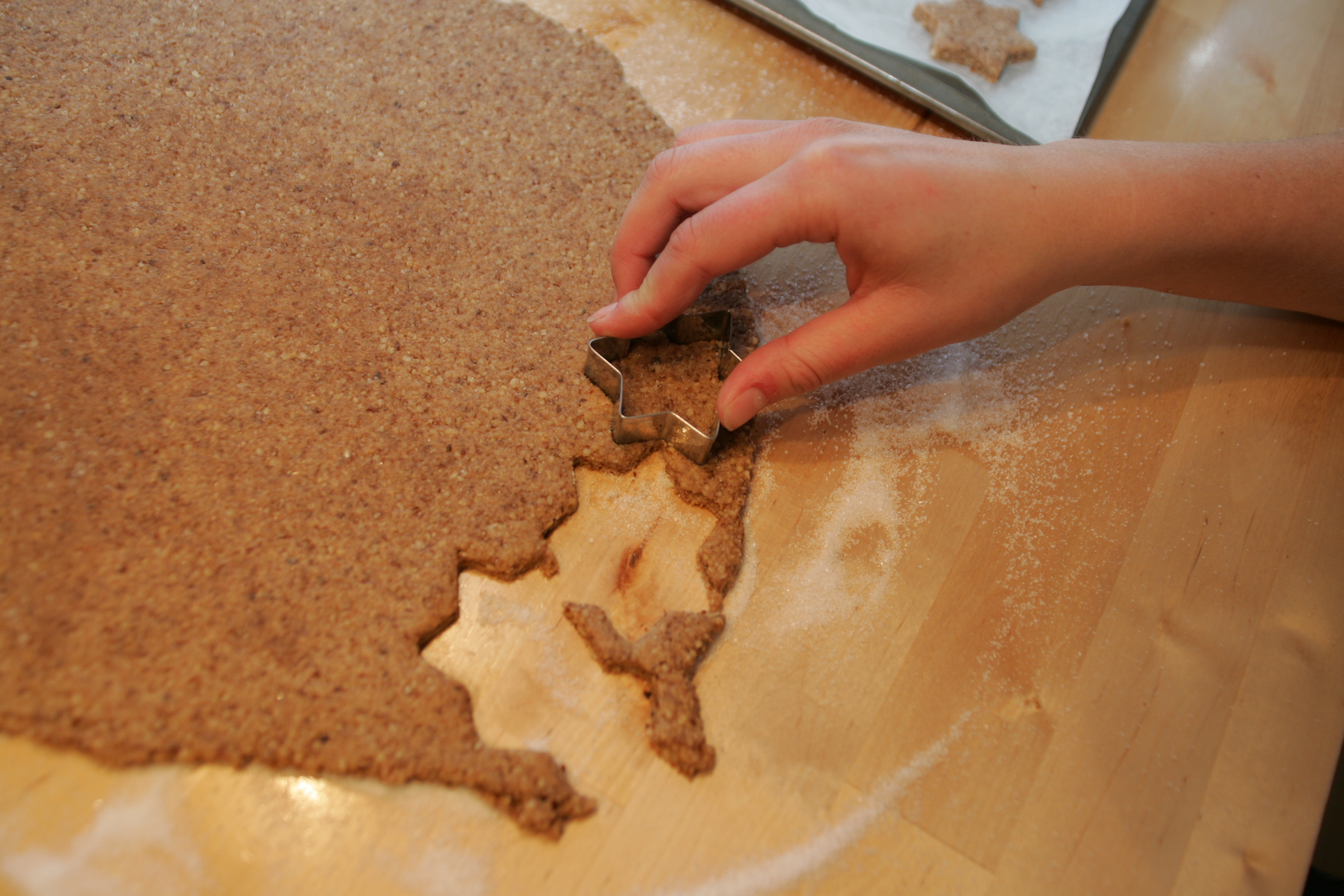Christmas cookie baking